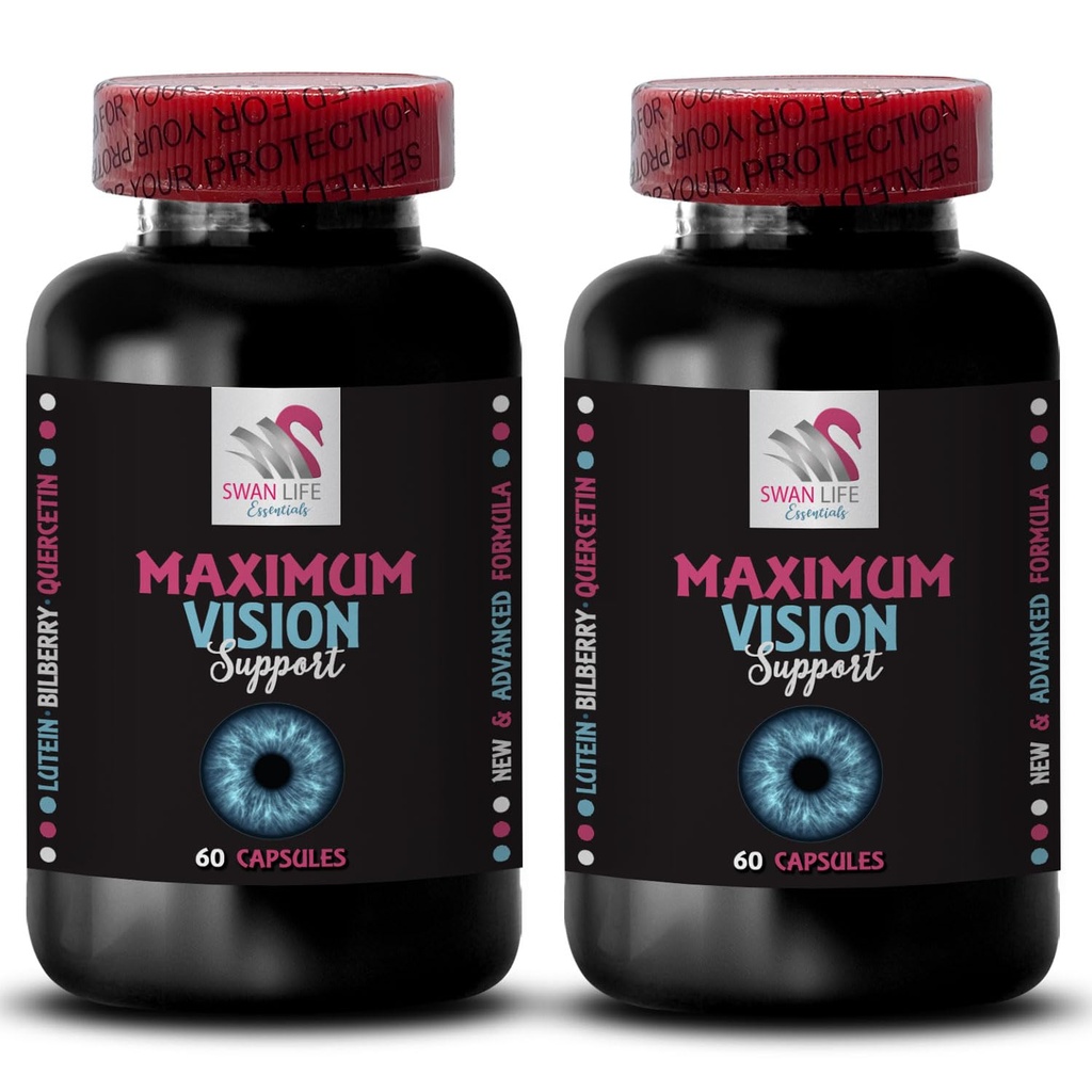 비전 밸런스 - EYE VISION SUPPLEMENT - 클리어러 씬, 아이 강도, 더 나은 이미지, 크리스탈 비전, 샤프 라인, 눈 선명도, 초점 장점, 순수한 광경, 생생한 비전 2 병 120 캡슐