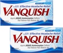 Vanquish Extra Strength Headache and Pain Relief, Acetaminophen, Aspirin, Caffeine | 디지털 눈 스트레인 | 100개, 팩 2개