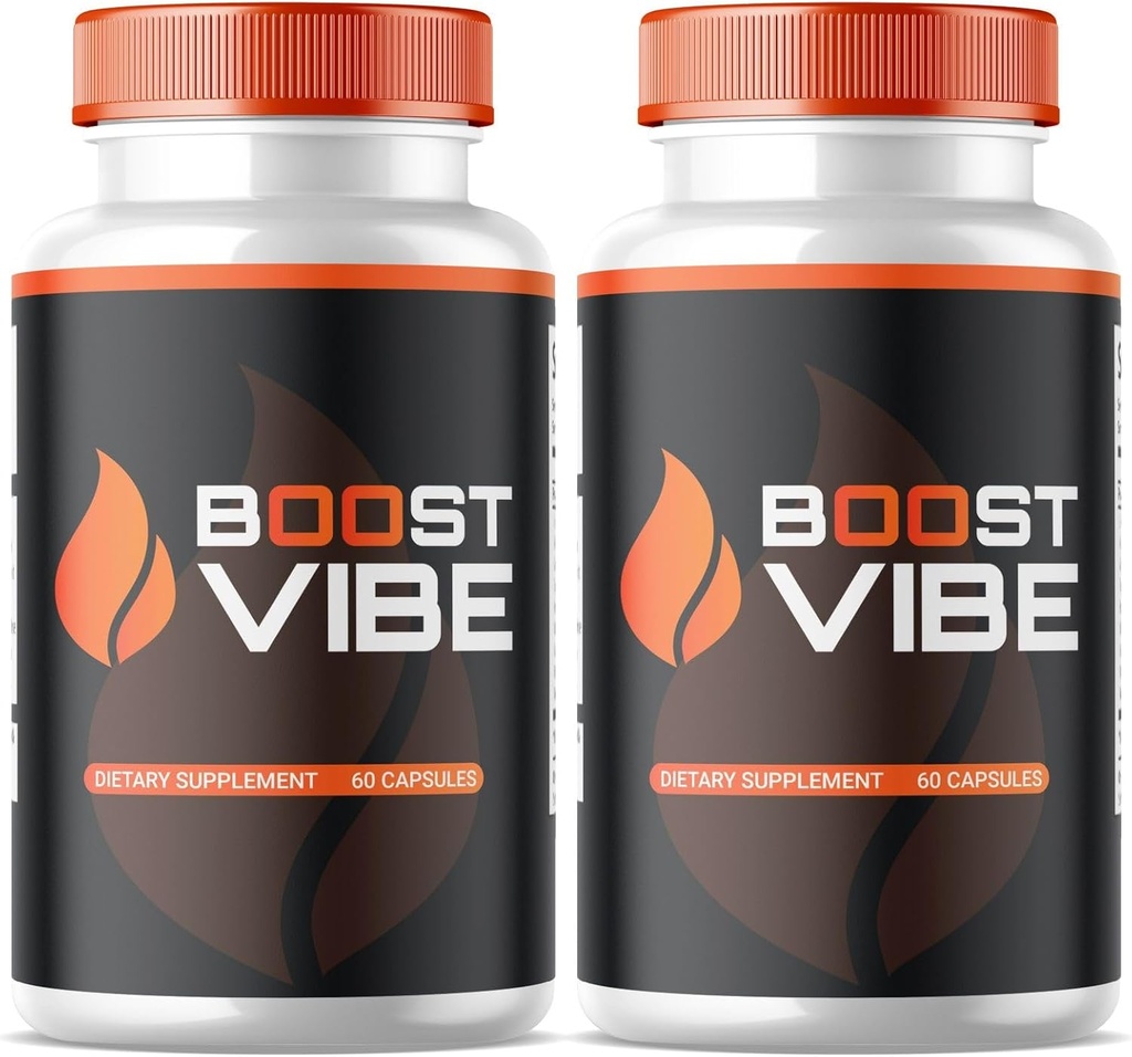 SPRESSO (2 팩) Boost Vibe 캡슐, 공식 Boost Vibe 캡슐, 모든 자연 Boost Vibe 캡슐, 지원 남성 건강 및 웰빙을위한 프리미엄 Boost Vibe, 프리미엄 Boost Vibe (120 캡슐)