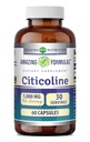 놀랄만한 수식 Citicoline 보충 | 1000 Mg Per 서빙 | 캡슐 | Non-GMO | 글루텐 프리 | 미국 (1 팩, 60 개)