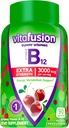 Vitafusion Elderberry 거미 비타민 90ct 비타민 B12 거미 비타민 에너지 대사 신경 체계 지원 90ct