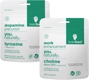 메모리 및 포커스에 대 한 두뇌 보충 교재 | 2 월 공급 | 800 mg L tyrosine Dopamine 보충 교재 + 500 mg 알파 GPC 콜린 | 농축 보충 교재