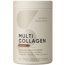 스포츠 연구 Hyaluronic 산 + 비타민 C를 가진 다 교원질 단백질 분말 (유형 I, II, III, V, X) | 음식의 5가지의 유형 근거한 교원질, 30의 서빙 (Chocolate)