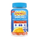 Emergen-C Immune+ 세 배 활동 면역 지원 Gummies, BetaVia (R), 1000mg 비타민 C, B 비타민, 비타민 D 및 산화 방지제, 최고 오렌지 - 45 조사