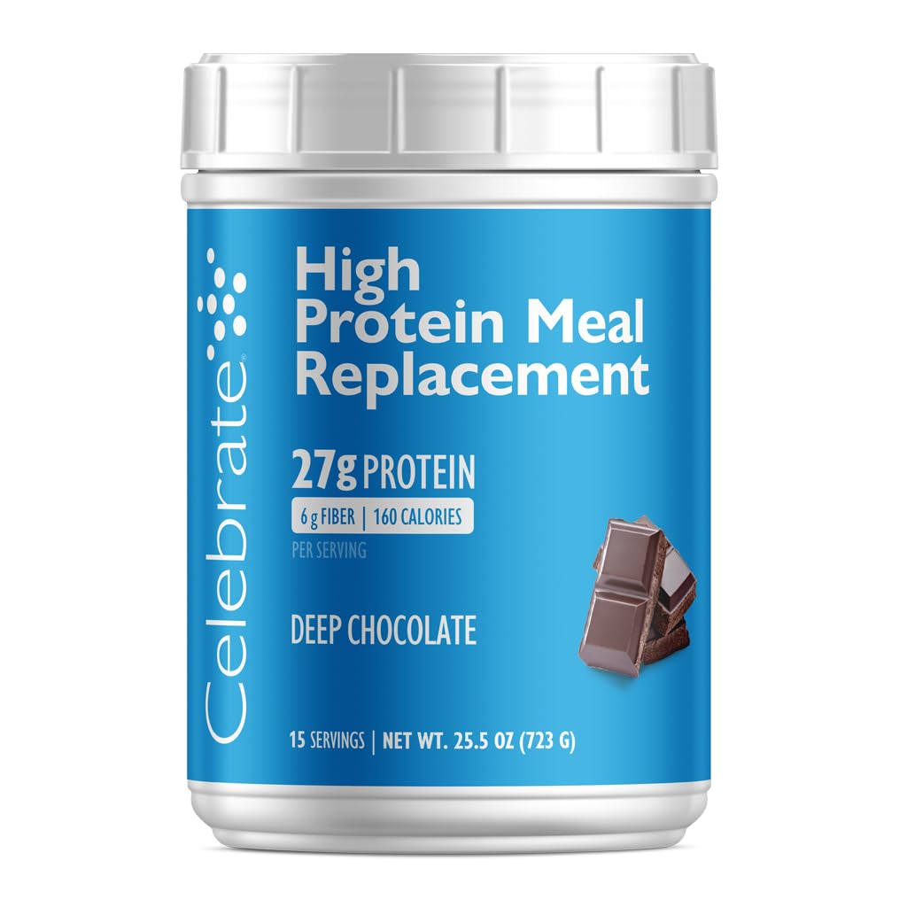 고급 비타민 높은 단백질 식사 보충 Shake, 27 g Protein Powder, 6 g of Fiber, Post-Bariatric Surgery 환자, 딥 초콜릿, 15 서빙