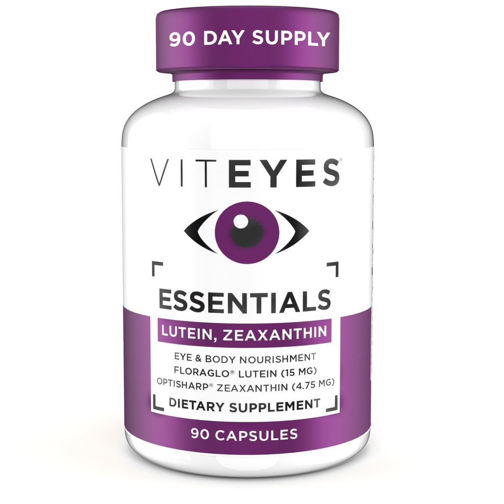 Viteyes 필수 눈 건강 규정식 보충교재, Lutein & Macular 지원을 위한 Zeaxanthin, 90의 캡슐
