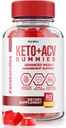 견과류 KetoKandies Keto+ACV 체중 감량, 최대 강도 보충, Gomitas 리뷰 (60 Gummies)