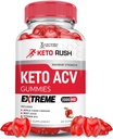 Justified Laboratories Keto Rush Keto ACV Gummies Extreme 2000MG Keto Rush Keto Gummies Apple Cider Vinegar Pomegranate Beet Juice Powder B12 Vegan Non GMO 60 거미와 공식화