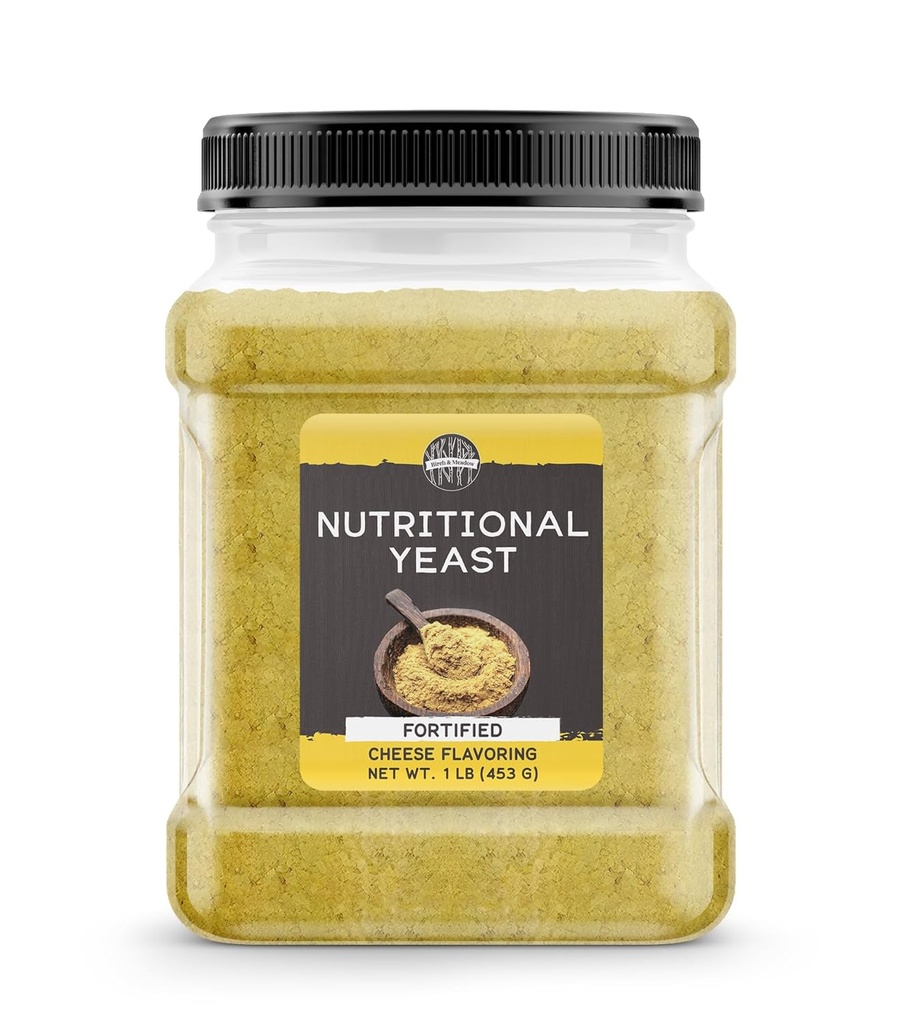 Birch & Meadow 영양 효모 1 lb, 팝콘, Yummy Nooch