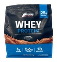 Kirkland 서명 Whey 25g 단백질, 1g 설탕, 5.6g BCAAs, 대략 70의 서빙 크림 초콜릿 맛