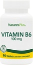 자연 플러스 비타민 B6 100 mg - 채식주의, 글루텐 무료 - 90 정제, 90 서빙