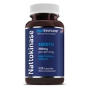 AgeImmune Nattokinase 보충교재 4000 FU 200mg - 효소 - 심혈관 지원 120 캡슐 - 일본 Natto에서 파생 - 마그네슘 스테아르산염 없이 미국에서 만드는.