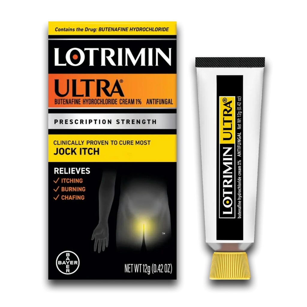 Lotrimin Ultra Jock Itch Cream - Jock Itch, 0.42 Ounce (12 그램) 용 강력한 Butenafine 염산염 치료 (5 월병)