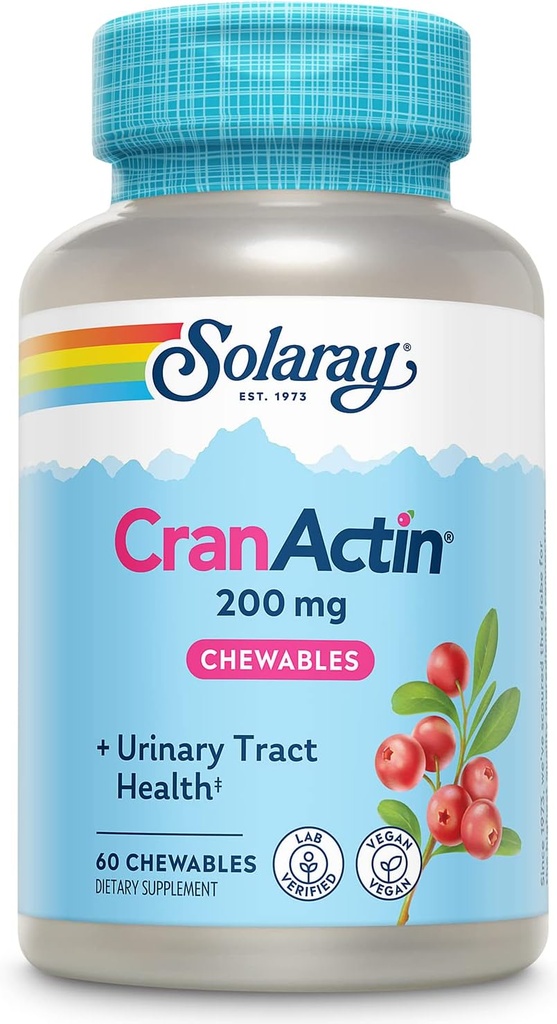 SOLARAY Cranactin 200 mg 체질 정제 | 60 개