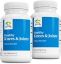 Terry Naturally Healthy Knee & Joint - Bone Health & Joint Flexibility 지원 보조 보충 - 칼슘 Fructoborate와 건강한 무릎 & Hip 보조 - 60 캡슐, 2 팩