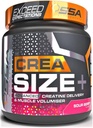 SSA 크레아틴 Monohydrate 분말 근육 이익과 Volumization, 급속한 근육 회복 | 순수한 Micronized Creatine | 시간 방출 혼합 | 1.2lb (Melon Candy)