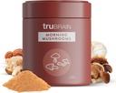TruBrain Morning Mushrooms: Superfoods & Adaptogens와 커피 대안 | 미국-그런 사자, Chaga, Cordyceps, & Reishi 버섯 | 천연 에너지, 초점 및 면역 지원