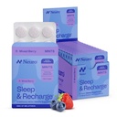 Neuro Melatonin 5mg Sleep & Recharge Mints (144 조각) - 더 나은 수면을위한 레몬 Balm & Chamomile과 함께 빠른 용해 멜라토닌 설탕 무료 민트 - 성인을위한 Calm 수면 보충 - 나이트 베리 풍미