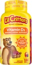 L'il Critters 비타민 D 거미 곰, 190 조사