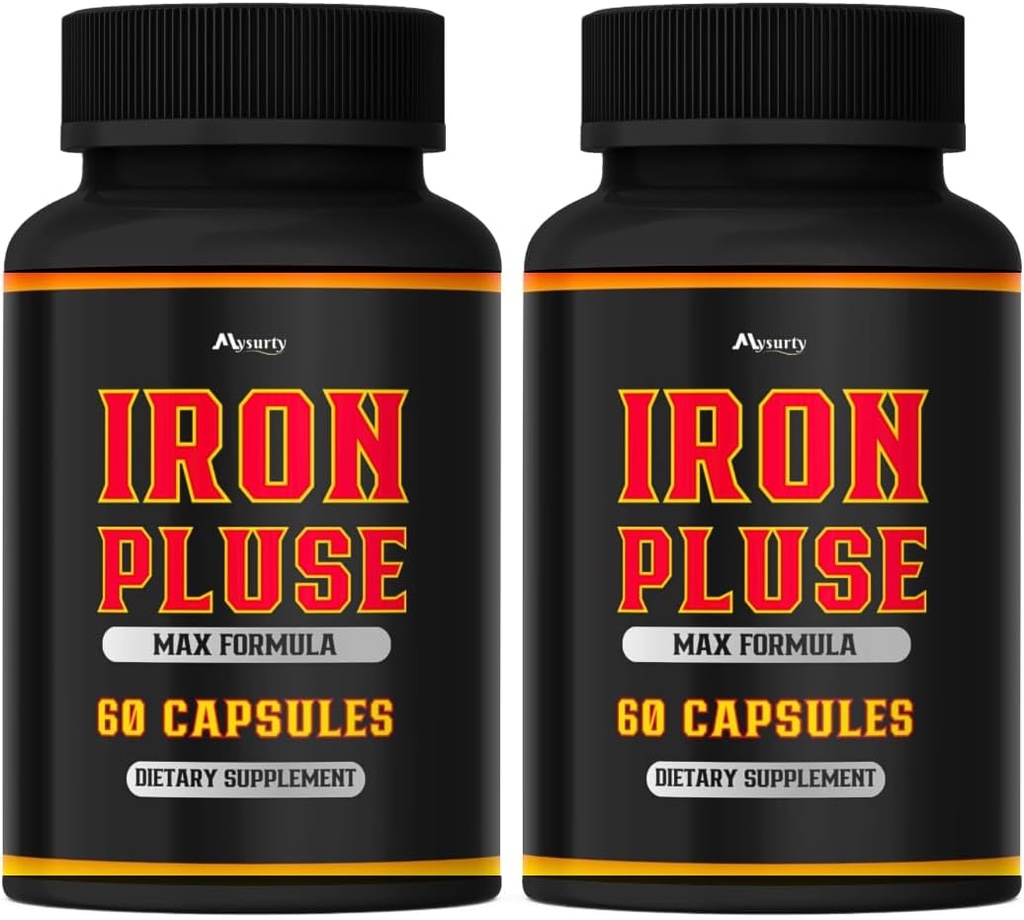 (2 팩) IronPulse 캡슐 최대 공식, IronPulse 최대 지원 캡슐, 철 맥박 알약, IronPulse 알약, 철 맥박 지원 알약, 2의 팩