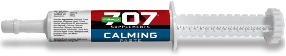 Formula 707 Calming Equine Paste, 2 서빙 - 빠른 행동 L-Tryptophan 지원 Calm 및 Nervous 말을위한 초점