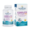 북유럽 자연은 오메가 D3, 레몬 맛 - 120 소프트 젤 - 565 mg 오메가 3 + 70 mg GLA + 1000 IU 비타민 D3 - EPA & DHA - 건강한 피부, Cognition, 긍정적인 계류 - 비 GMO - 60 서빙