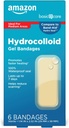 기본 관리 고급 빠른 치유 Hydrocolloid 젤 붕대, 대형, 6ct