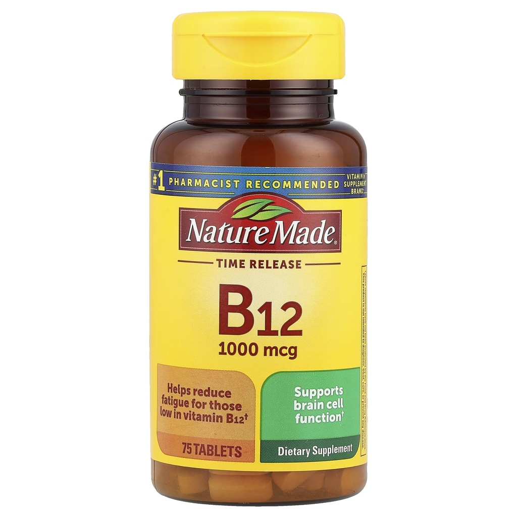 만드는 성격, 비타민 B-12 1000 mg, 75 ct