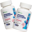 2700 MG Liposomal 글루타티온 보충교재, 최대 흡수, 활동적인 모양 L 글루타티온 reductase (GSH), Hyaluronic 산과 더불어, Resveratrol의 강력한 산화 방지제, 건강 시효, 120 Softgels
