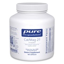 Pure Encapsulations Cal/Mag (Malate) 2:1 - 칼슘 & 마그네슘 (Malate) - 뼈 건강 보충교재 * - 최선 흡수 - Vegan & 글루텐 무료 - 180 캡슐