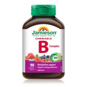 Jamieson Delicious Chewable 공식 B Complex Berry Bliss 90 태블릿
