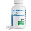 Bronson Hyaluronic 산 200 MG 높은 힘 합동 건강 & 건강한 피부 지원, 비 GMO, 200 채식 캡슐