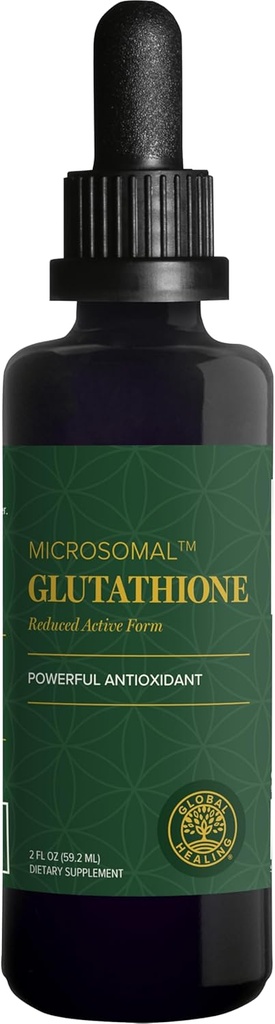 글로벌 치유 센터 - 글루타티온 보충 - Microsomal L-Glutathione (Reduced) 250mg - 산화성 Microsomal 기술은 Liposomal Kind - 2 Fl Oz 보다는 당신의 몸을 위해 더 많은 생물 유효합니다