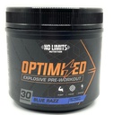 " 낙관"블루 레이즈 사전 운동 분말 / 대규모 펌프 / 근육 질량 증가, 힘 및 초점 / 베타 알라닌 + L-Citrulline + 베타인 무수 + 크레아틴 + 카페인 무수 / 30 서빙