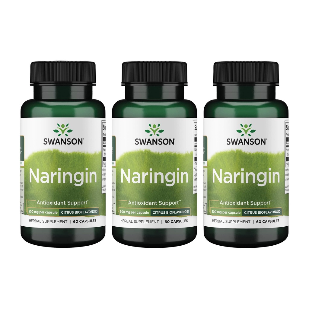 Swanson Naringin 500 밀리그램 60 캡슐 (3 팩)