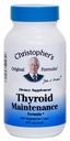 Christopher의 Original Formulas Thyroid Maintenance 공식 캡슐, 100 개