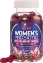 Cranberry와 여성 Gummies를위한 Probiotics - PH 균형을위한 6 프리미엄 Strains, 소화 건강, 질 및 면역 지원, 3 억 CFU, 여성 Probiotic Gummy for Feminine Health - 120 Gummies