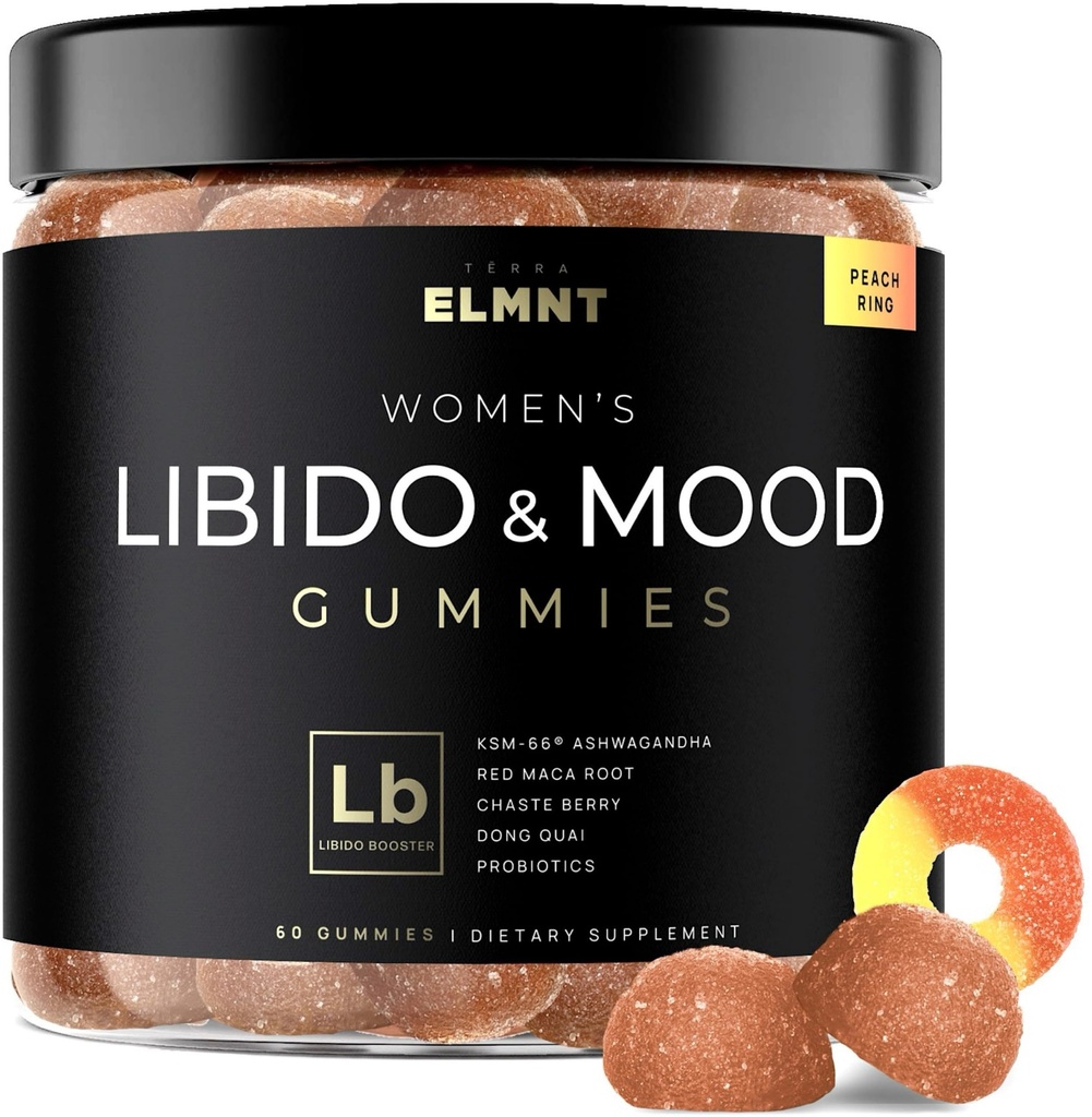 여성 KSM-66 Ashwagandha Gummies w. 30x 힘 빨간 Maca 뿌리를 위한 4,050mg Libido 승압기 - 가장 강한 여성 리비도 계류 + 여성 Cortisol 흡진기 & 긴장 기복 더미를 위한 호르몬 균형