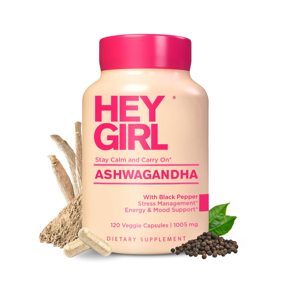Ashwagandha 캡슐 1005mg - 유기 검은 후추와 Ashwagandha 분말 | 120 알약 순수한 Ashwagandha 분말 및 뿌리 추출물 | 천연 무드 및 스트레스 지원, 에너지, 초점, Thyroid Ashwaganda