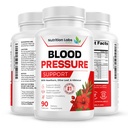 혈압 지원 & 심장 건강 심장 혈관 보충교재 W/Hawthorn, Hibiscus. 정상적인 혈압 지원 W/Vitamin B12 & Folic 산을 위한 질소 산화물 지원. 마늘 보충교재. 90의 CT
