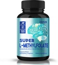 L Methylfolate 15mg의 직업적인 힘 Methylfolate 보충교재 지원 계류, Nerve, 메틸화, 낙관된 L-Methylfolate 캡슐, 비 GMO, 글루텐 자유로운, 5-MTHF, 120의 캡슐