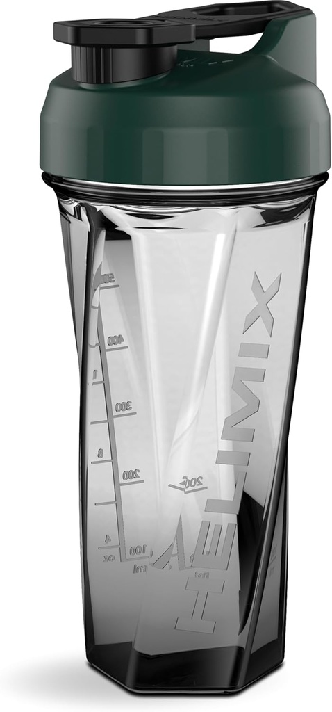 HELIMIX 2.0 Vortex Blender Shaker Bottle Holds upto 28oz | Blending Ball or Whisk | USA Made | 휴대용 Pre Workout Whey Protein Drink Shaker Cup | 믹스 칵테일 스무디 쉐이크 | 톱 랙 안전