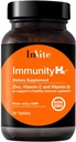 Invite 건강 면역 HxTM - 건강한 면역 체계 - 비타민 C의 500 mg, 50 mcg (2000 IU), 아연의 30 mg - 30 정제 (2 팩)