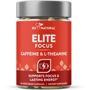 L-Theanine과 엘리트 카페인 알약 – Jitter-Free Focused 에너지 보조제 – Smart Cognitive Performance를 위한 Clean & Natural Nootropic Stack – 120 소프트 캡슐