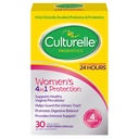 Prebiotics를 가진 여자를 위한 Culturelle Probiotics - 질, 소화, Urinary & Immune 건강을 위한 4에서 1 - PH 균형, Bloating & 가스 기복 - 매일 채식 캡슐, 비 GMO - 30 조사