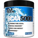 Evlution EVL BCAAs 아미노산 분말 - BCAA 분말 포스트 운동 회복 음료 및 자극 자유로운 전 운동 에너지 - 남자를 위한 5g 분지된 사슬 아미노산 보충교재 - 파란 Raz