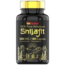 tnvitamins Shilajit 캡슐 2400 MG - 180 캡슐 | 남자와 여자를위한 100 % 순수한 Himalayan Shilajit 캡슐 | Shilajit 수지 보충 | 3 개월 공급! | Non-GMO, 글루텐 프리