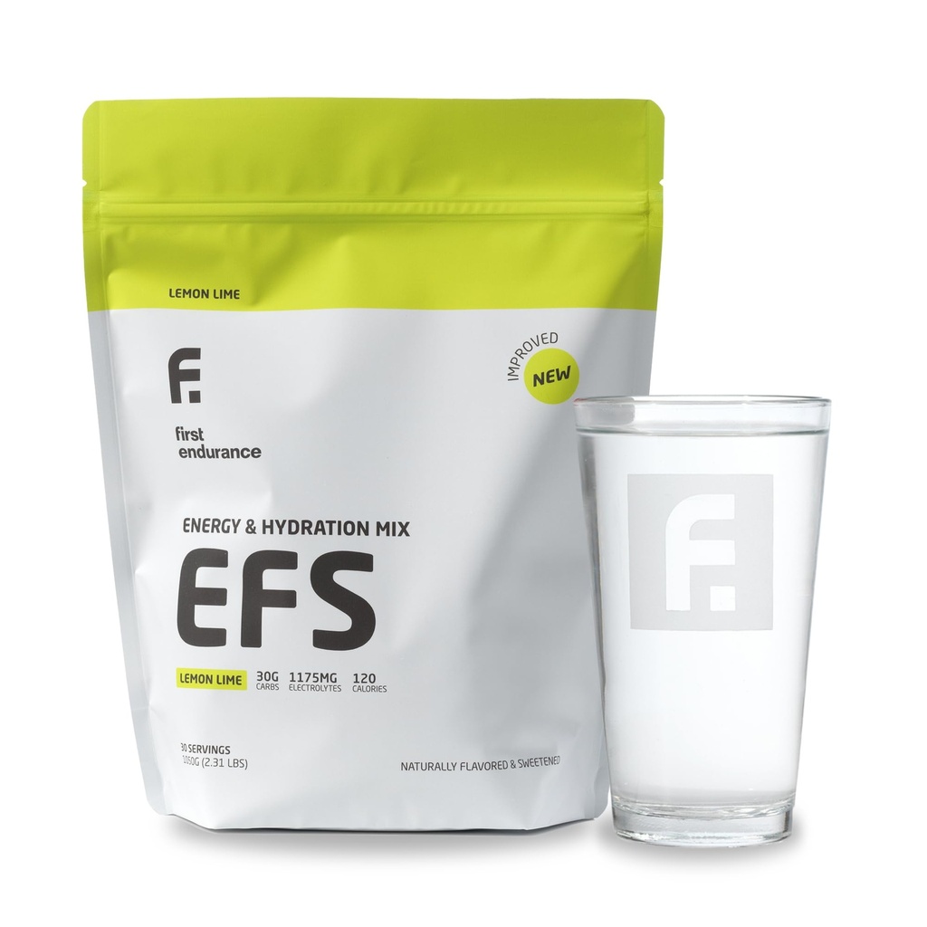 EFS Hydration & Endurance Drink Mix - 에너지 및 성능을위한 프리미엄 탄수화물, 급류 탈수 및 달리기, 사이클링 및 트라이애슬론 영양을위한 전해질 | 이소토닉 에너지 연료 | Lemon-Lime