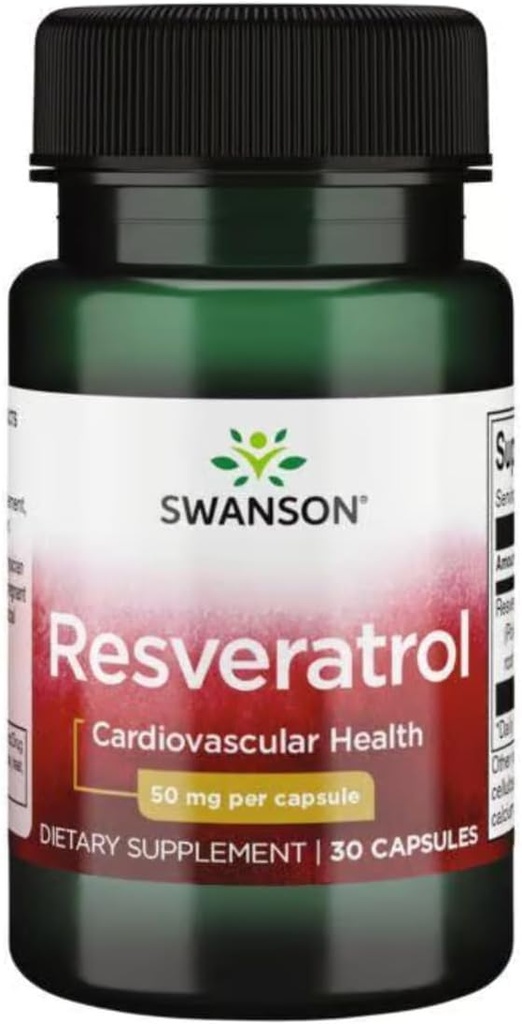 Swanson Resveratrol 50 50 밀리그램 30 캡슐