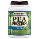 NutriBiotic Pea Protein Plain, 21 Oz | 저탄생 식물 단백질 분말 | 100 % 성장 및 미국에서 가공 | Deliciously Creamy & BCAA-Rich | 화학, GMO 및 글루텐없이 제작 | Keto Friendly